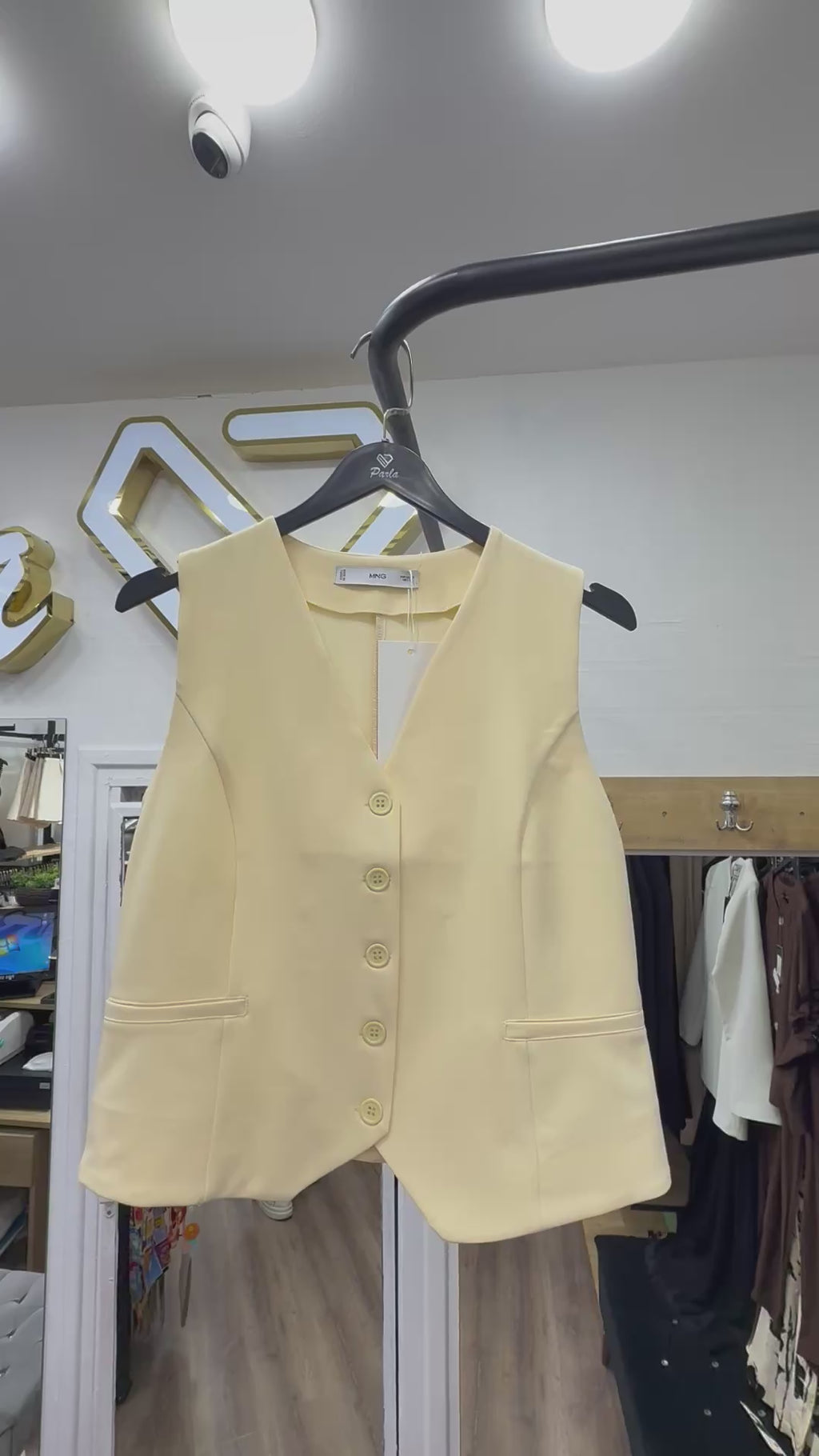 MNG Premium Butter Yellow Yelek